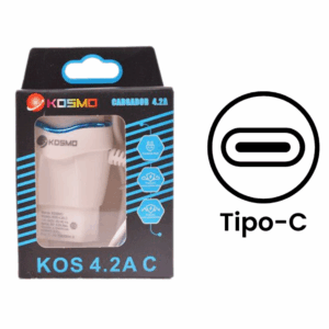 Cargador Rápido Kosmo 4.2A (Tipo C)
