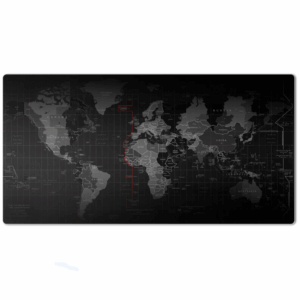 Mouse Pad Largo con Diseño Mapa Mundi
