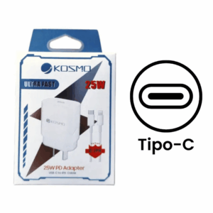 Cargador Rápido Kosmo 25W (Tipo C)