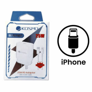 Cargador Rápido Kosmo 25W (Lightning)