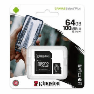 Tarjeta de Memoria + Adaptador 100Mbps - KINGSTON