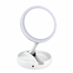 Espejo Facial Plegable con Lámpara LED