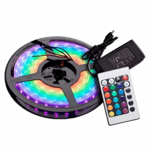 Tira Luces LED RGB 5Mts con Control Remoto