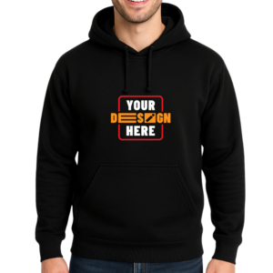 Buzo Estampado Negro Adulto 100% Algodón